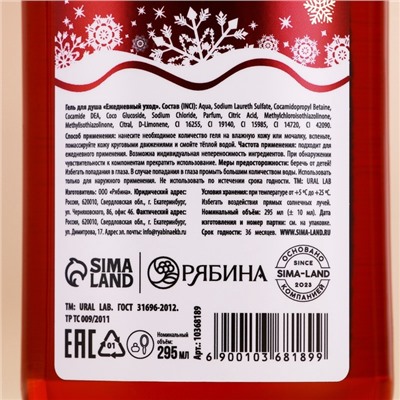 Гель для душа «Вечер у камина», 295 мл, аромат пряного глинтвейна, URAL LAB
