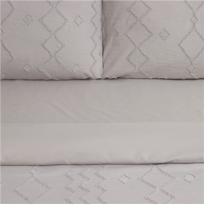 Постельное бельё 2-спальное LoveLife Tufting Орнамент, микрофибра