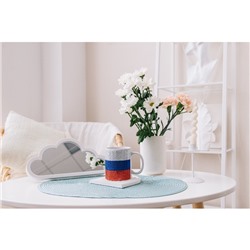 Кружка «Флаг России», 340 мл, керамика, триколор