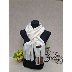 Мягкий палантин из кашемира, цвет молочный