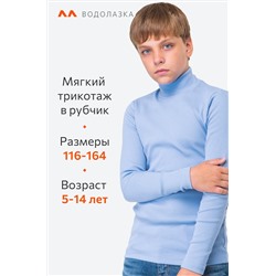 Детская базовая водолазка в рубчик Happyfox