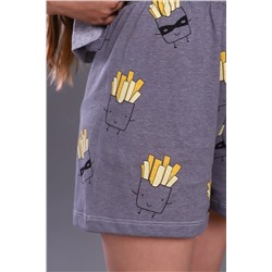 Пижама с шортами Картошка фри арт. ПД-019-046 НАТАЛИ, 876159