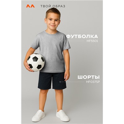 Детская однотонная футболка Happyfox