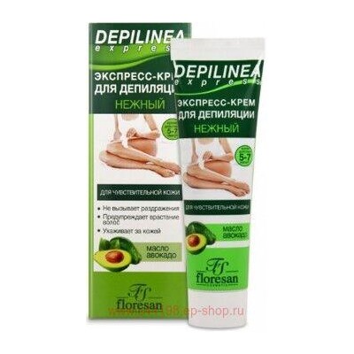 Ф-501 Depilinea Нежный экспресс-Крем для депиляции 100 мл