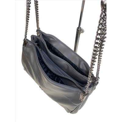 Женская сумка из искусственной кожи, цвет графит