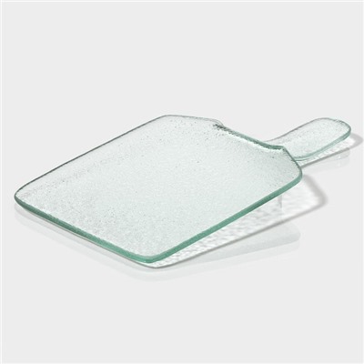 Блюдо сервировочное Magistro «Авис», 27×15×3.5 см, стекло, прозрачное