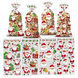 Пакетики для сладостей 50 шт. + 50 зажимов, Размер: 27*12,5 см.