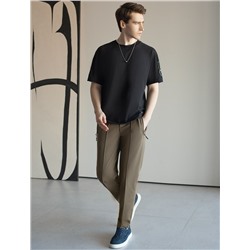 Свободная футболка  с авторским принтом