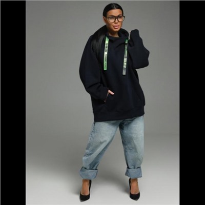 Худи женская Камелия (синий заяц)