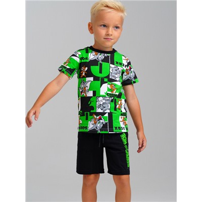 Комплект трикотажный для мальчиков: фуфайка (футболка), шорты