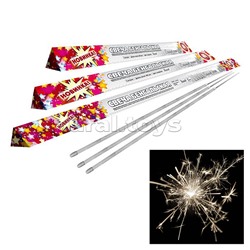 Бенгальская свеча 400мм. "Белый снег"  (в уп. 3 шт)