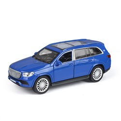 Машина металл Mercedes-Benz Gls Maybach 12 см, (дв, баг, брил-син,) инерц., в коробке