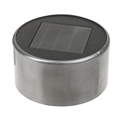 Садовый светильник «Трапеция», уличный, на солнечной батарее, 5.3×38×5.3 см, 1 LED, свечение белое