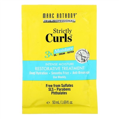 Marc Anthony, Strictly Curls, Intense Moisture Restorative Treatment, 1.69 fl oz (50 ml)