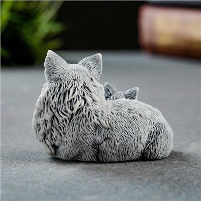 Фигурка «Лисичка с лисенком», 4 см