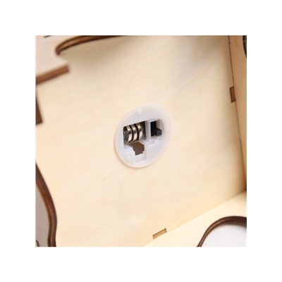 Светодиодная фигура «Снеговик в лесу» 13.5×19×13.5 см, дерево, батарейки LR1130×3, свечение тёплое белое