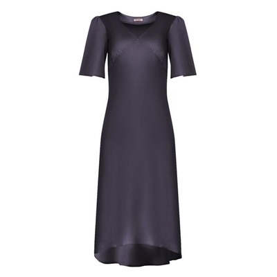 Платье миди женское MINAKU: Silk Pleasure, графит, размер 46