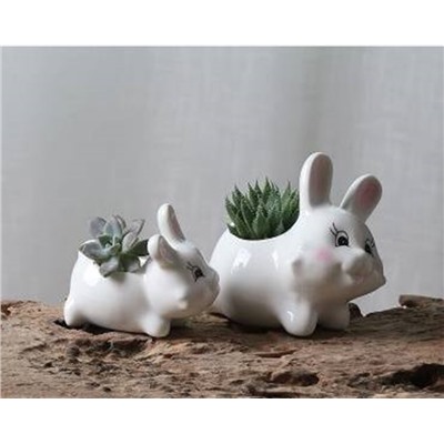 Кашпо Кролик 10,5х9 / XN019 /уп 72/