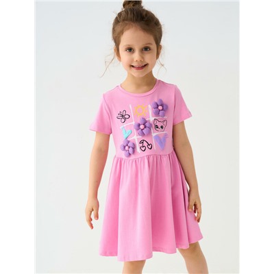 Платье трикотажное для девочек