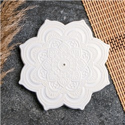 Подставка для благовоний «Мандала», жемчуг, 16×2 см