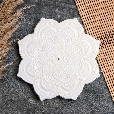 Подставка для благовоний «Мандала», жемчуг, 16×2 см