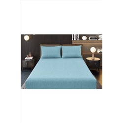 Простыня на резинке Страйп Меланж с высотой борта 25 см НАТАЛИ, 1127595