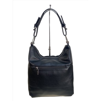 Женская сумка из искусственной кожи, цвет черный