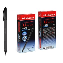 Ручка шариковая U-108 Original Stick Ultra Glide Technology черная 1.0мм 53739 ErichKrause