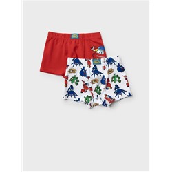 Трусы трикотажные для мальчиков - боксеры, 2 шт в комплекте
