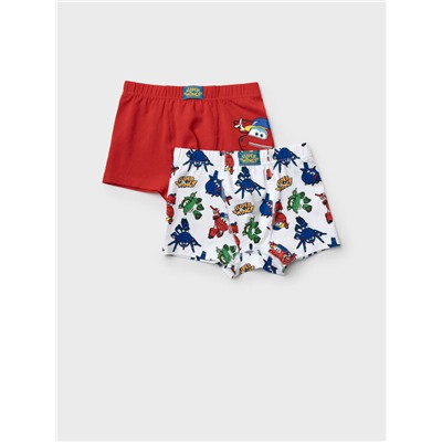 Трусы трикотажные для мальчиков - боксеры, 2 шт в комплекте