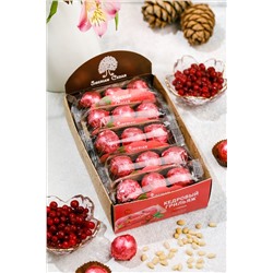 Кедровый грильяж с Клюквой / шоу-бокс / 400 г / 10 флоу-паков / ТМ Сибирский кедр