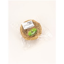 Гнездо для птиц плетёное из соломы, 13.5×5 см