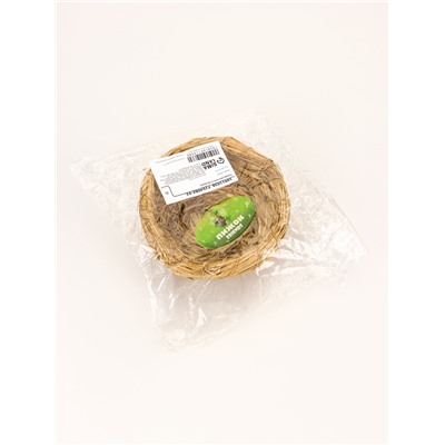 Гнездо для птиц плетёное из соломы, 13.5×5 см