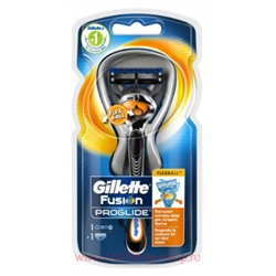 Gillette Станок для бритья Фьюжн проглайд флексбол + 1 сменная кассета