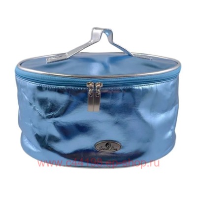 Scarlett Косметичка женская голубая на молнии 225х165х120 мм BG12 L-R467
