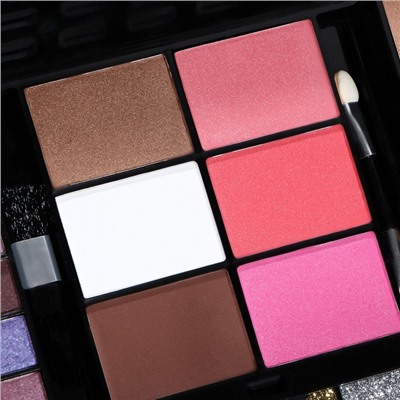 Профессиональный набор для макияжа (тени для век, блеск для губ, корректоры, румяна, тоналка)