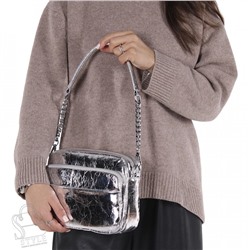 Сумка женская кожаная 2026-9NN silver Natale Navetta