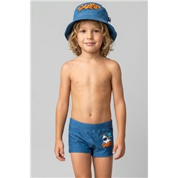 Комплект для мальчиков: плавки-шорты трикотажные, панама текстильная PLAYTODAY, 1244197