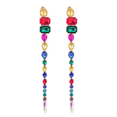 Серьги длинные на гвоздиках арт. 13 0966 (id 265490)