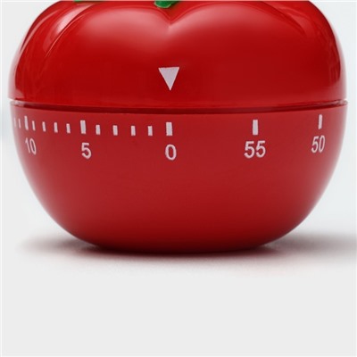 Таймер механический Доляна «Помидор», кухонный, 6.5×6.5 см, красный
