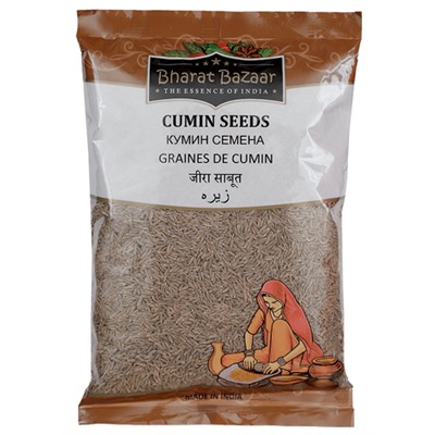 Кумин семена (зира) Cumin Seeds Bharat Bazaar 100 гр.