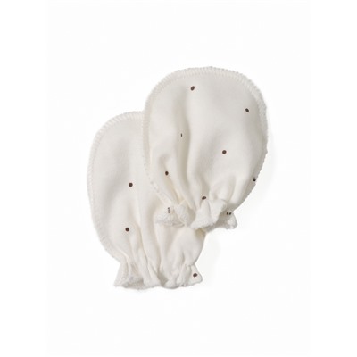 Антицарапки для новорожденных 4 пары, хлопок 100%, белые