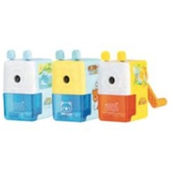 Точилка механическая с контейнером E0642 (1005521) 1 отверстие пластик ассорти Deli