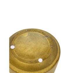 УЦЕНКА Кашпо "Золотое" 14,5х14,5х10см