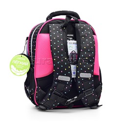 Рюкзак "Grade. Hey Girl" школьный жесткий 37x28x16 см (16 л) вес 700 г, 1 отделение на молнии с разделителями для учебников, 1 отделение с органайзером, 2 передних кармана, 2 боковых кармана сеткой на резинке, эргономичная формоустойчивая вентилируемая сп