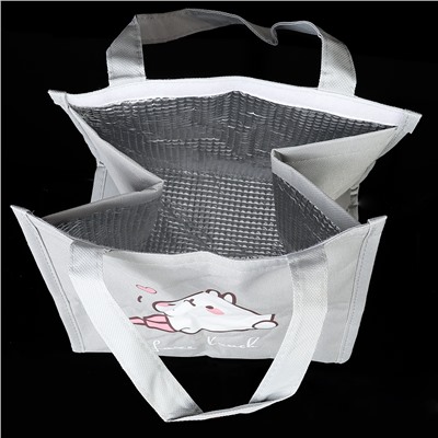 Сумка Термосумка для ланчбокса /WJ102 /уп 240/*Ц 23х16.5х22.5 см, 8,5 л (Голубой)