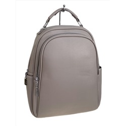 Женский рюкзак из искусственной кожи, цвет светло серый