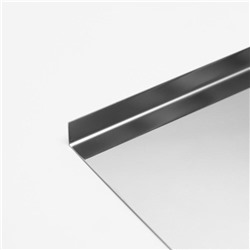 Притопочный лист, 60×50 см, нержавеющая сталь