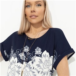 Футболка свободной посадки, Жду чудо (floral print)