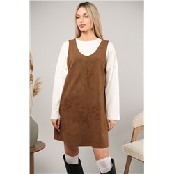 Женское офисное платье - сарафан Happyfox